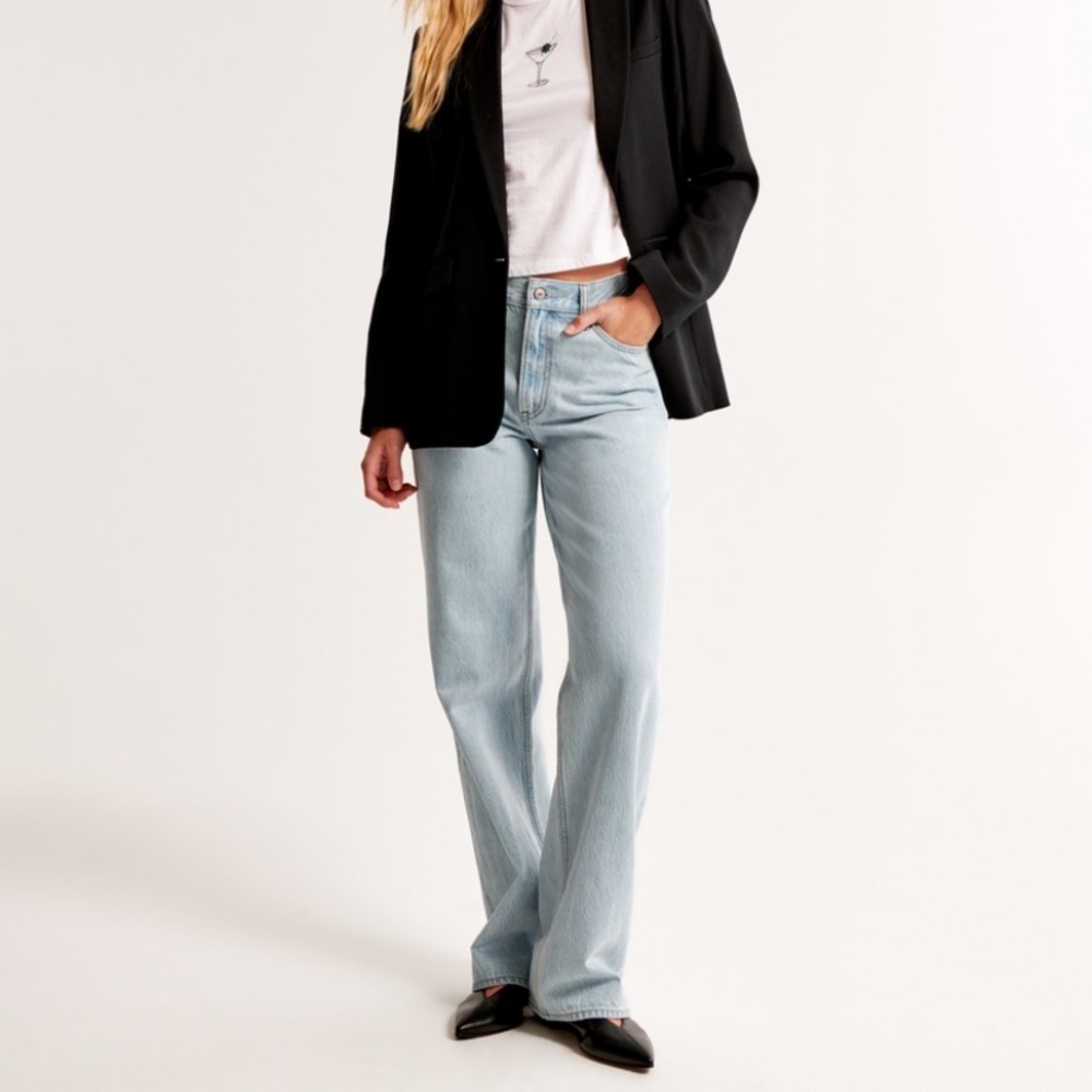 abercrombie & fitch the loose high rise jeans